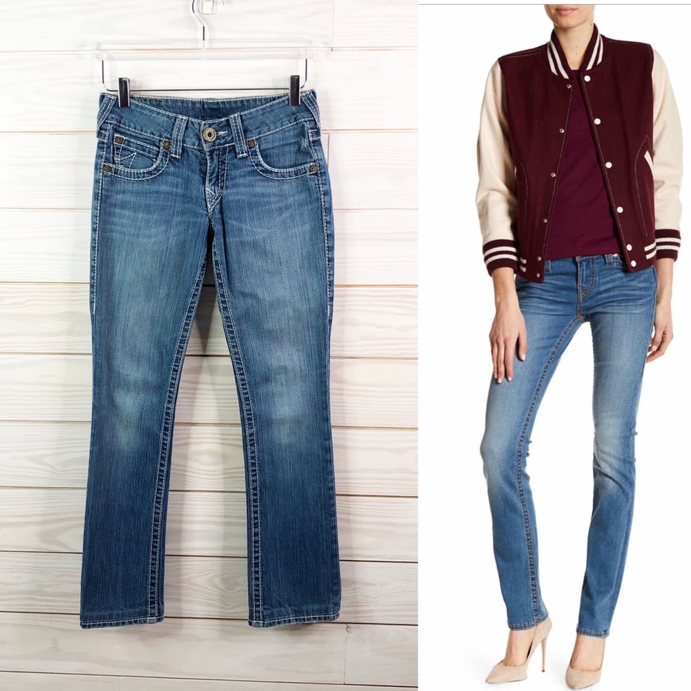 True Religion Jeans Billy Natural Big T Denim 27